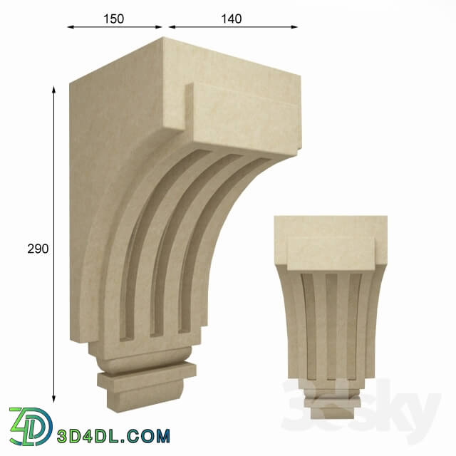 Decorative plaster - Bracket