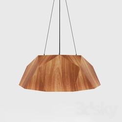 Ceiling light - Wood Lamp. 