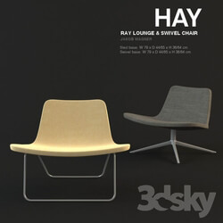 Chair - HAY Ray Lounge Chair - Jakob Wagner 