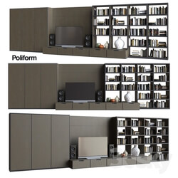 Wardrobe _ Display cabinets - POLIFORM VARENNA SISTEMI GIORNO WALL SYSTEM 15 