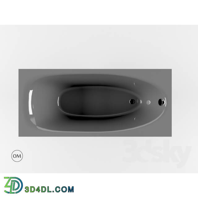 Bathtub - PAA UNO GRANDE 1700mm x 750mm x 640mm