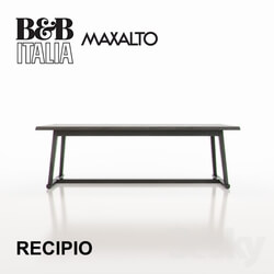 Table - B_B Italia Maxalto Recipio Tables 