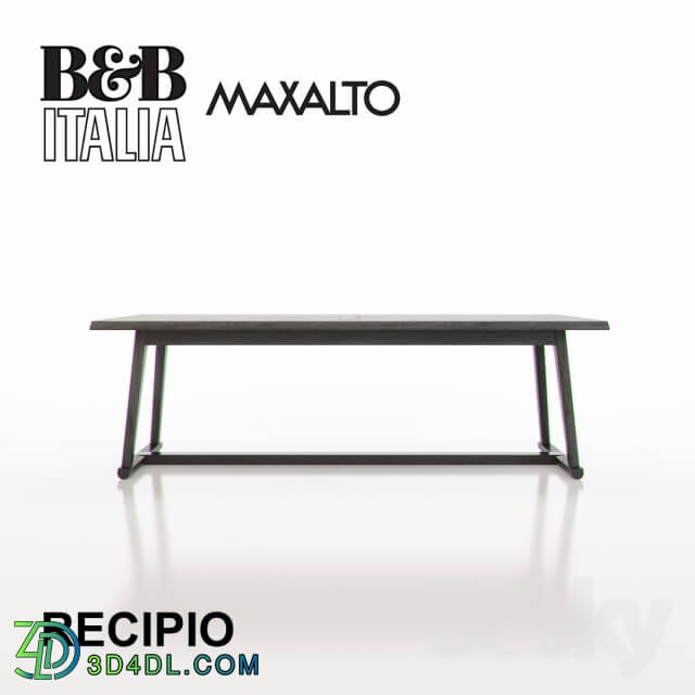 Table - B_B Italia Maxalto Recipio Tables