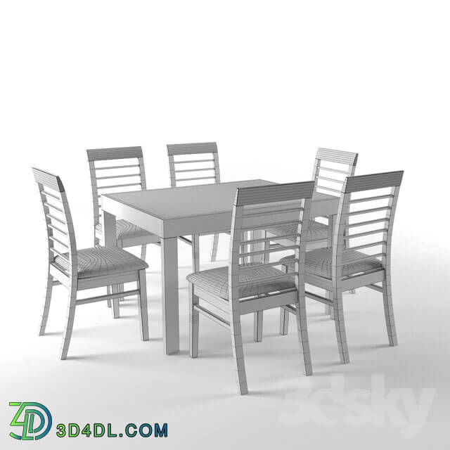 Table _ Chair - Table with chairs