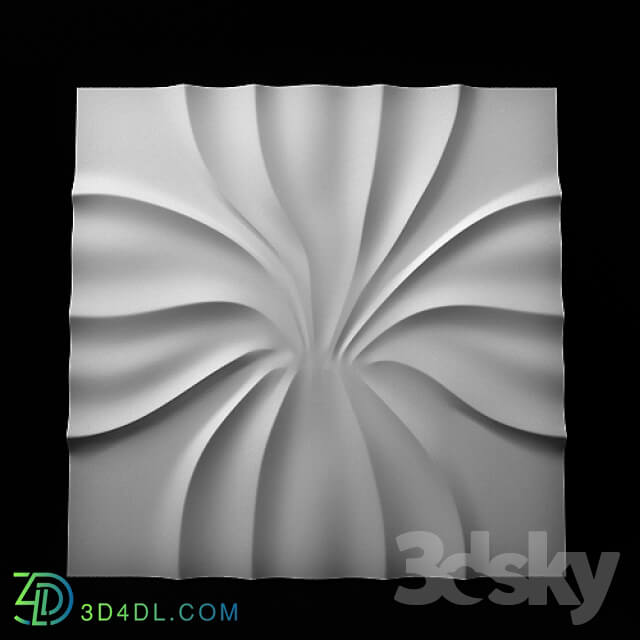 3D panel - 3D panel _quot_Aster_quot_