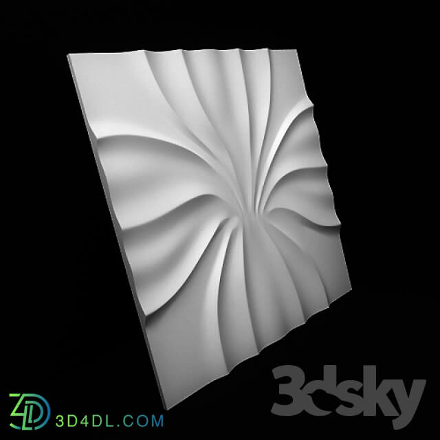 3D panel - 3D panel _quot_Aster_quot_