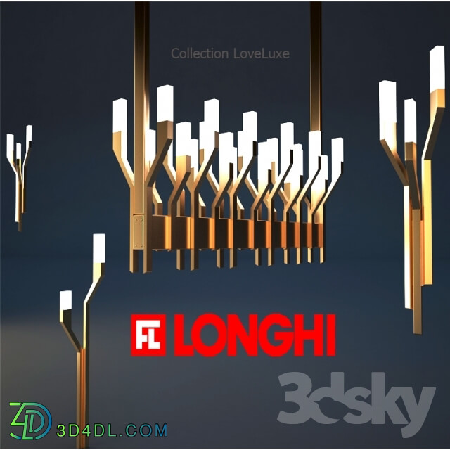 Ceiling light - Chandelier_ Longhi