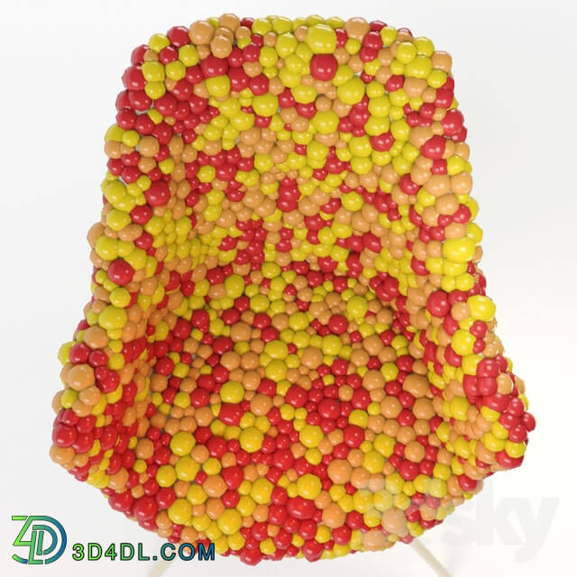 Chair - Candy Chair - red_ orange and yellow