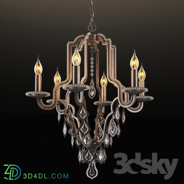 Ceiling light - GRAMERCY HOME - RUTH CHANDELIER CH071-6