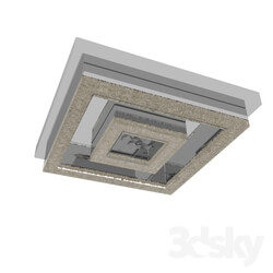 Spot light - 95659 LED ceiling light FRADELO_ 12W _LED__ 240x240_ steel_ chrome _ plastic with crystal_ 