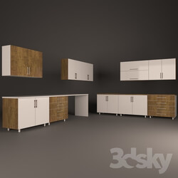 Kitchen - kitchen cabinet 