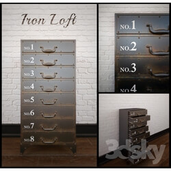 Sideboard _ Chest of drawer - IRON CHEST 