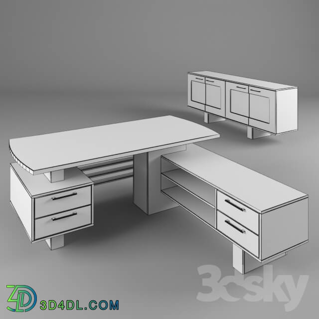 Office furniture - Desk set.