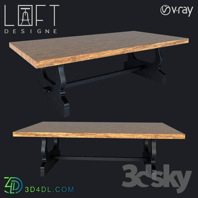 Table - Coffee table LoftDesigne 6849 model