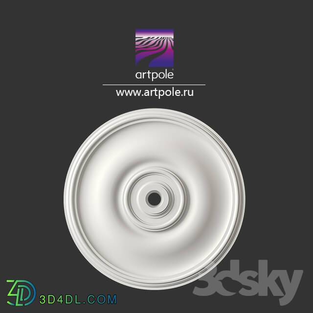 Decorative plaster - Ceiling outlet