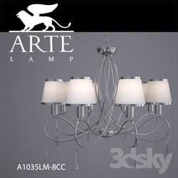 Ceiling light - Chandelier ARTE LAMP A1035LM-8SS 