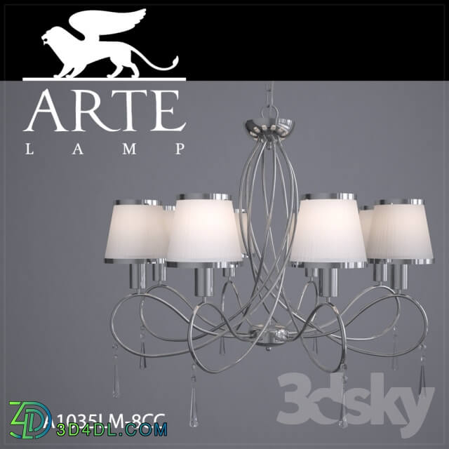 Ceiling light - Chandelier ARTE LAMP A1035LM-8SS