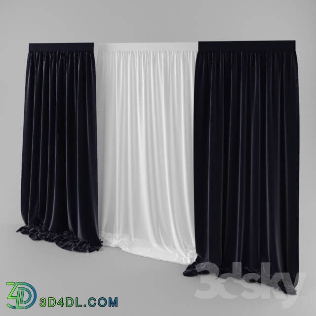 Curtain - tulle curtains _