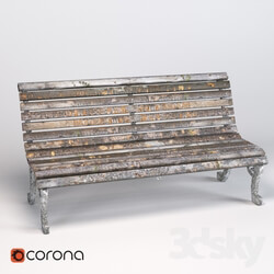 Other architectural elements - Outdoor bench Neva old 