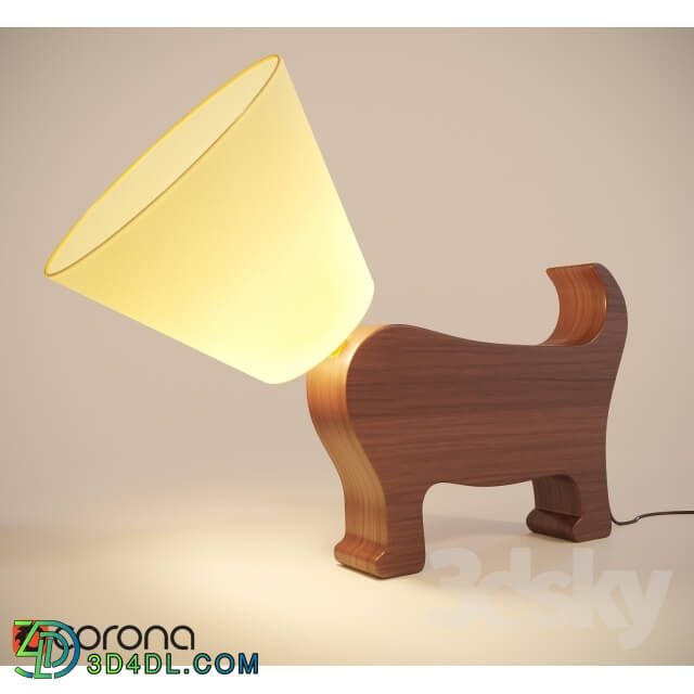 Table lamp - Table Dog Lamp