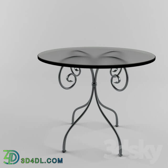Table - Wrought iron table