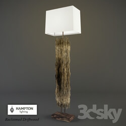 Floor lamp - Lamp Reclaimed Driftwood 