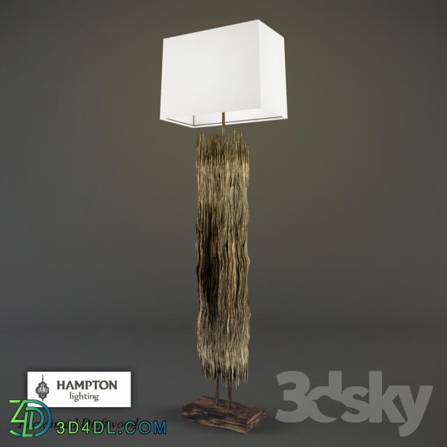 Floor lamp - Lamp Reclaimed Driftwood