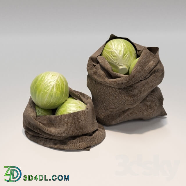 Miscellaneous - Bag with cabbage