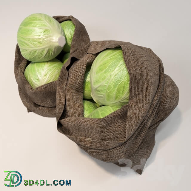 Miscellaneous - Bag with cabbage