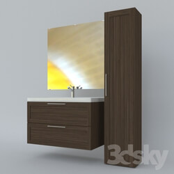 Bathroom furniture - Bathroom furniture and mirror GODMORGON 