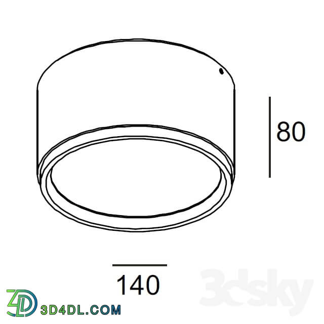 Spot light - LED Ceiling Light LDC 126