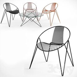Table _ Chair - MADAME chair and table by roche bobois 