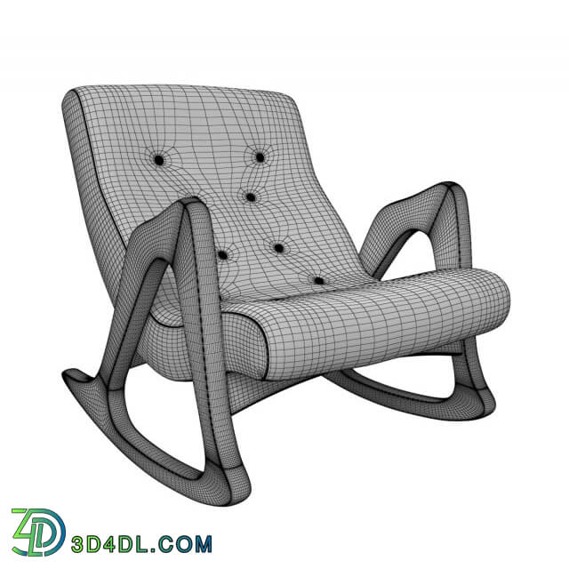Arm chair - Adrian Pearsall Rocking Chair
