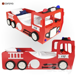 Bed - Cot Fire Truck 