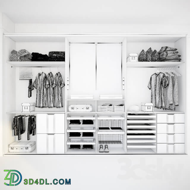 Wardrobe _ Display cabinets - Wardrobe Mebelux Borioso