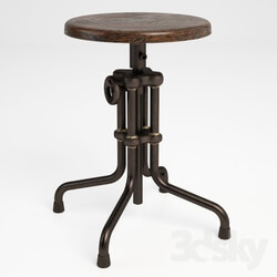 Chair - GRAMERCY HOME - ISAAC COUNTER LOW STOOL 445.002B 