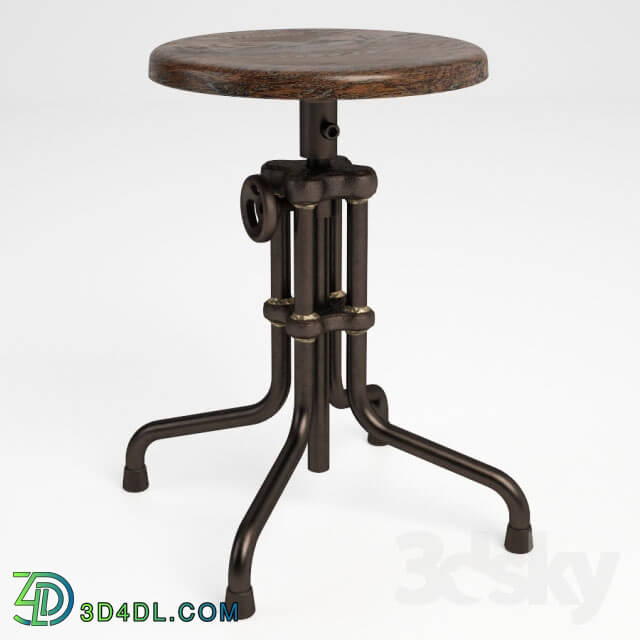 Chair - GRAMERCY HOME - ISAAC COUNTER LOW STOOL 445.002B