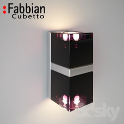 Wall light - Fabbian Cubetto D28D0102 NR 