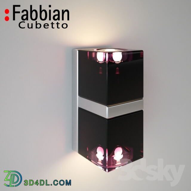 Wall light - Fabbian Cubetto D28D0102 NR