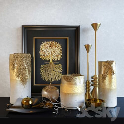 Decorative set - Decorative set_ Noble gold 