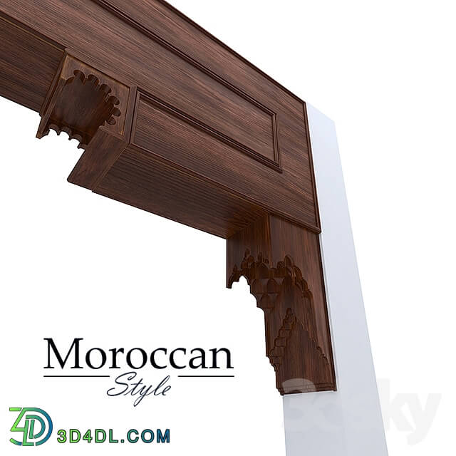Decorative plaster - moroccan arch