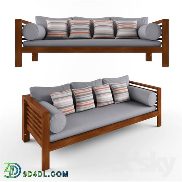 Sofa - Brook Hollow Sofa with Cushion