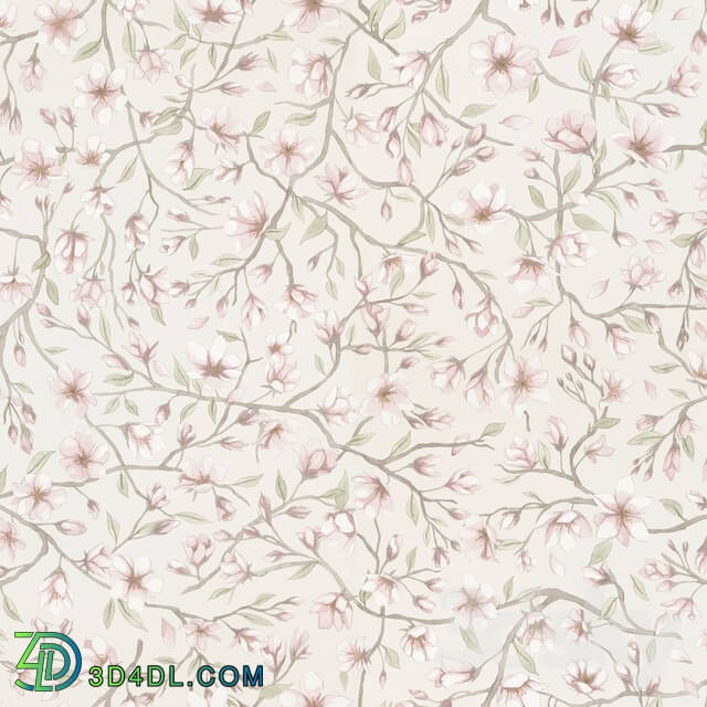 Wall covering - SandBerg Nippon Sakura Wallpaper