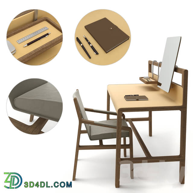Office furniture - Alivar Scribe desk and Ester chair