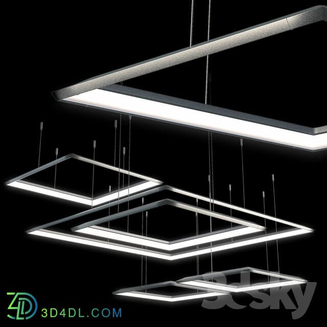 Ceiling light - arrangement of TLCU LUCHERA lamps