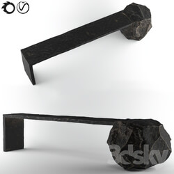 Other architectural elements - Rock bench 