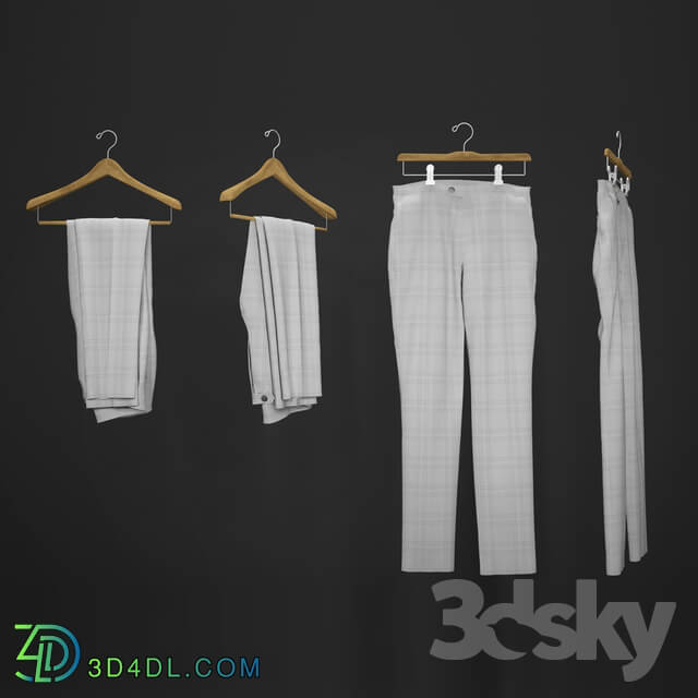 Clothes and shoes - Hanged men__39_s pants