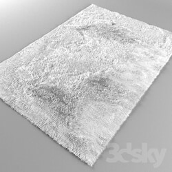 Carpets - White_Fluffy_Rug 