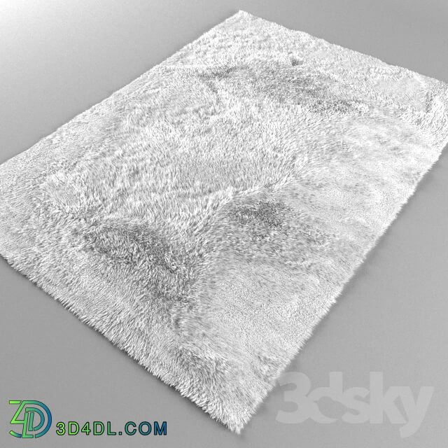 Carpets - White_Fluffy_Rug