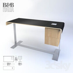 Table - B _amp_ B ITALIA EILEEN Desk 